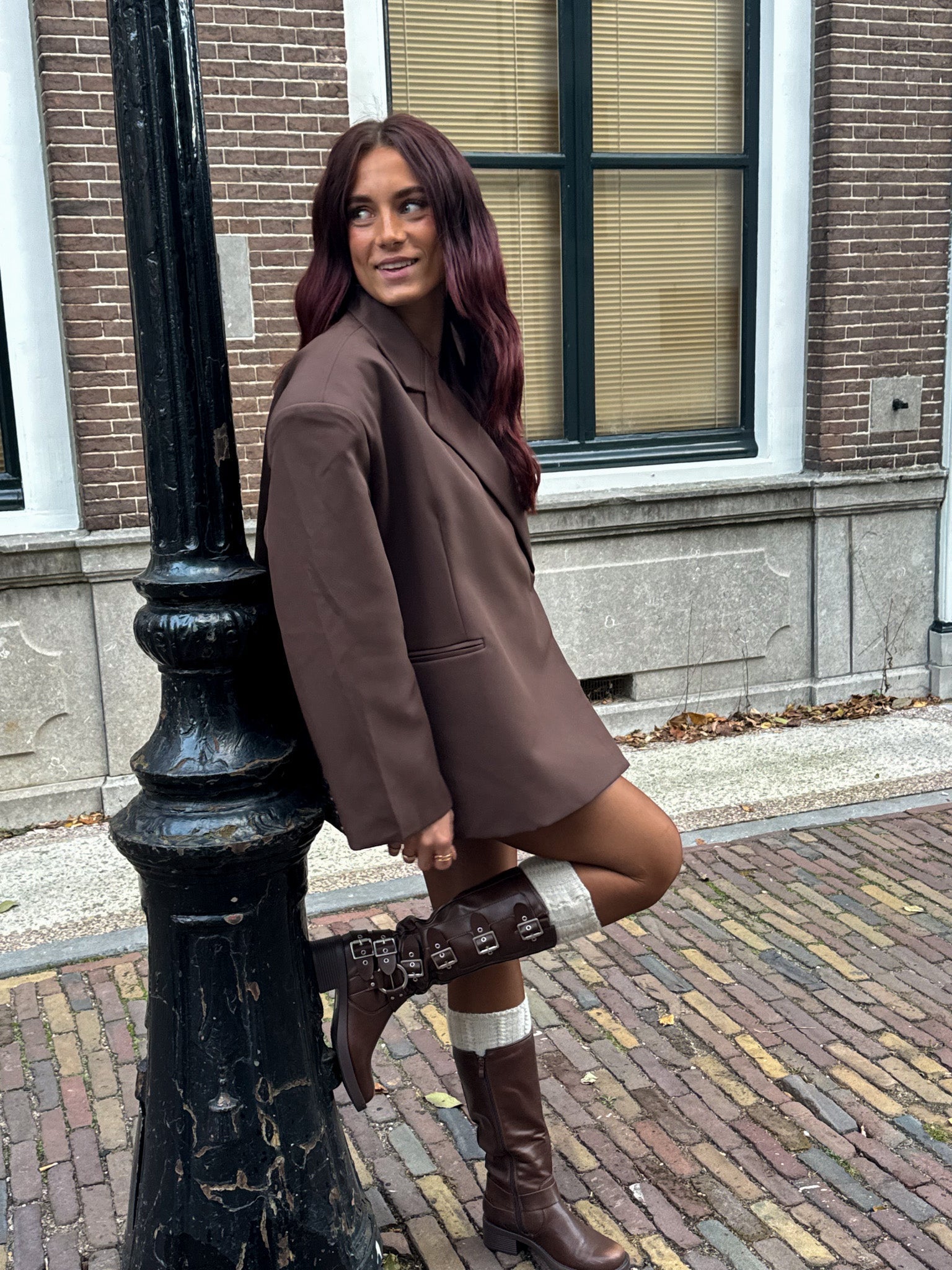 Women's Oversized Blazer – With Long Sleeves