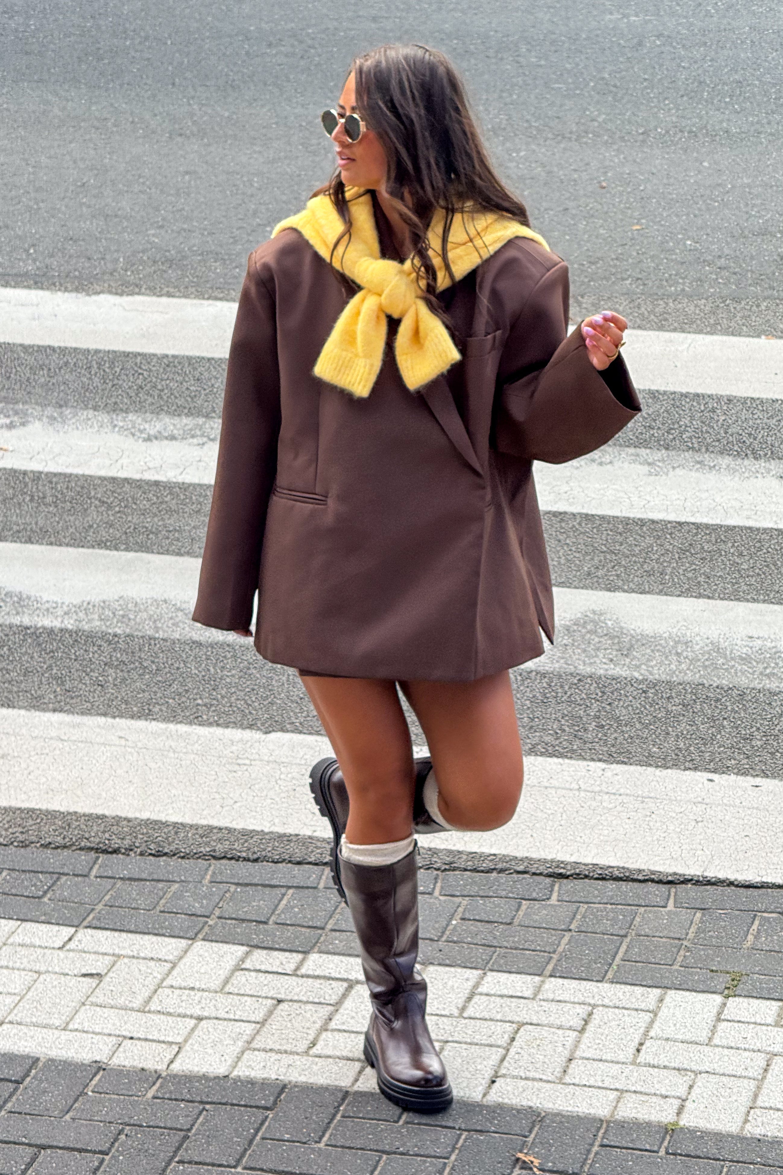 Women's Oversized Blazer – With Long Sleeves