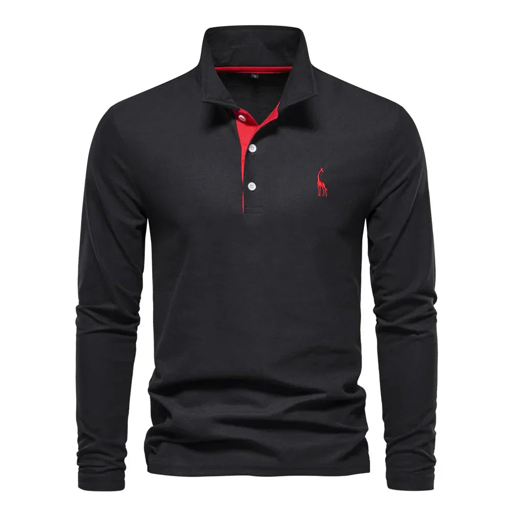 Men’s Polo Shirt - Long Sleeve