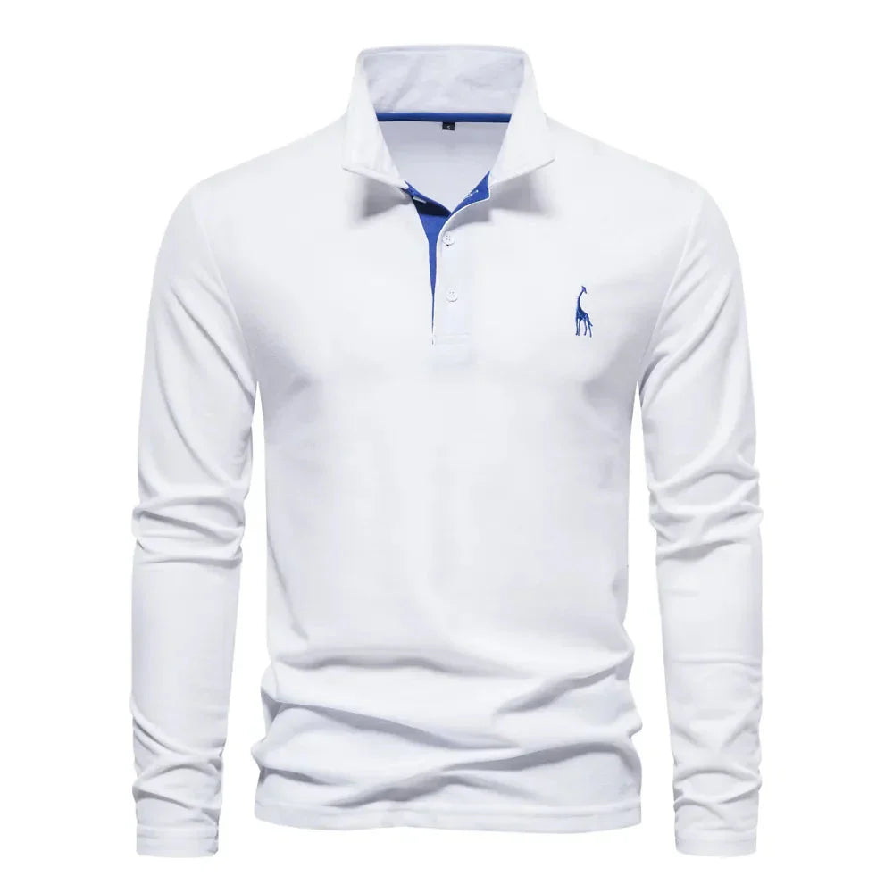 Men's Long Sleeve Polo Shirt – Classic Design