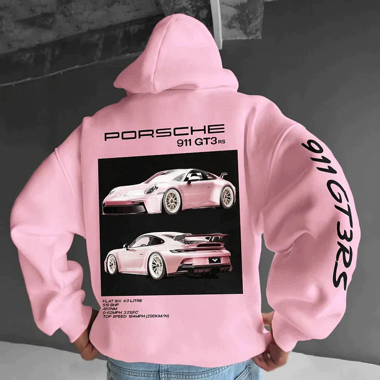 Men’s Hoodie – Racing Print Pullover