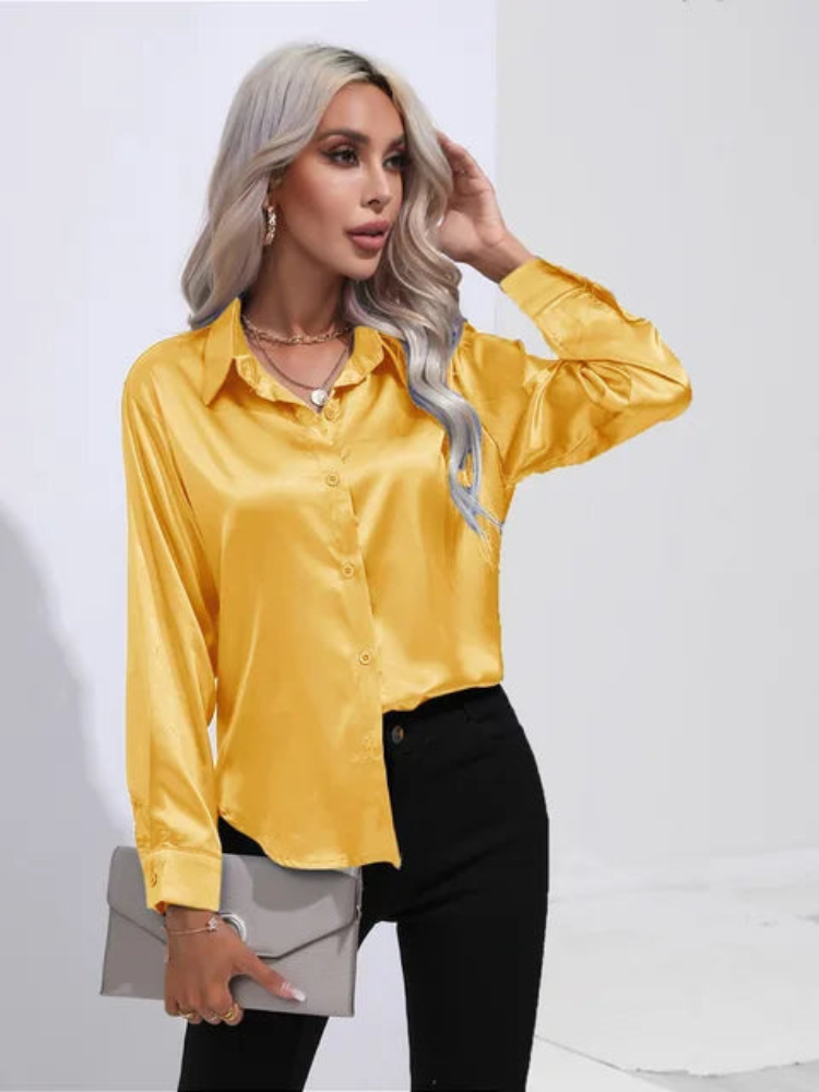 Alana | Women's Satin Blouse | Loose