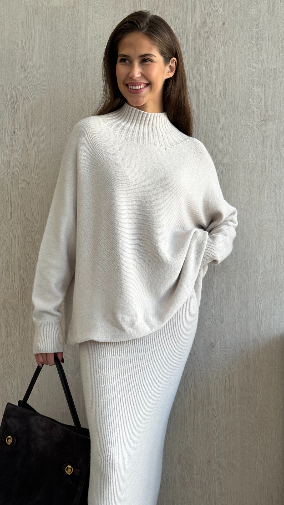 Women's jumper – ivory pattern