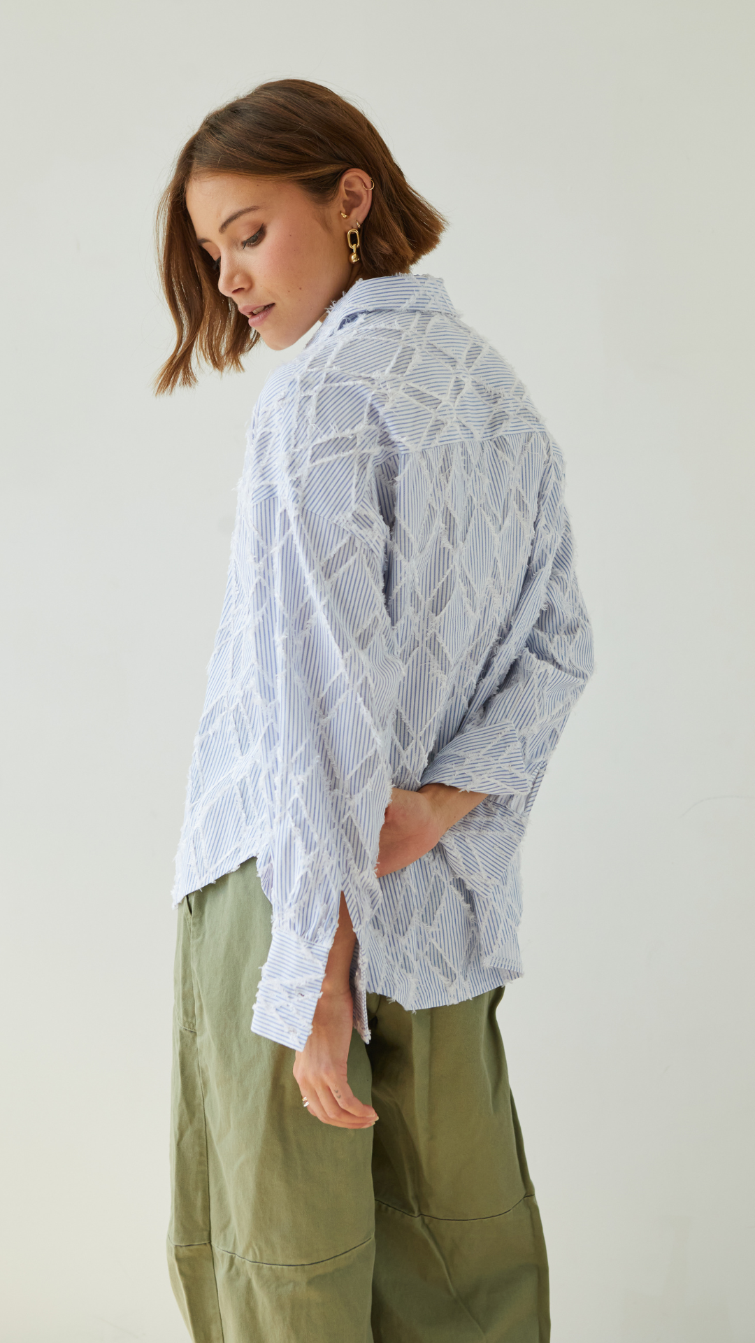 Women's shirt – striped pattern