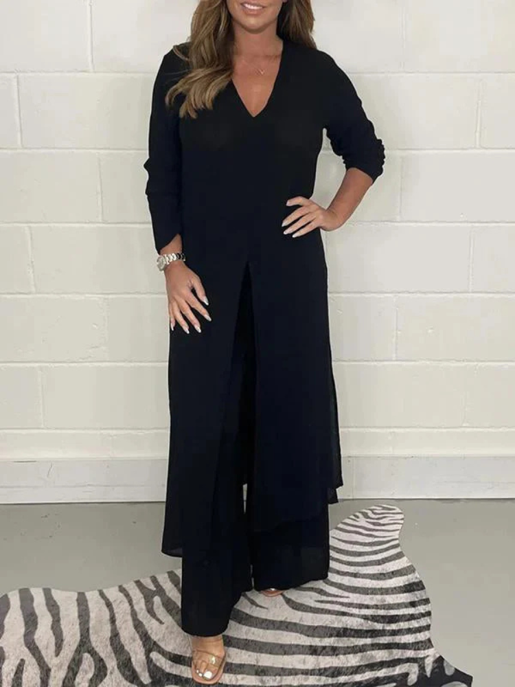 Noelle | Women’s Two-Piece Set | Elegant & Breathable