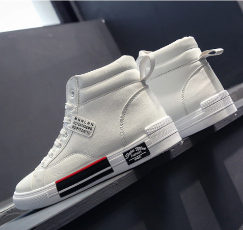 Men's high-top shoes – lace-up to the ankles