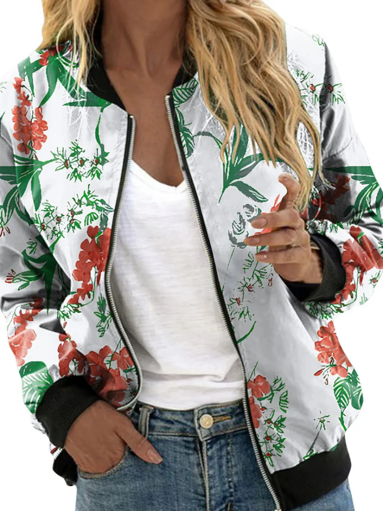 Flora | Women’s Floral Summer Jacket | Lightweight & Eye-Catching