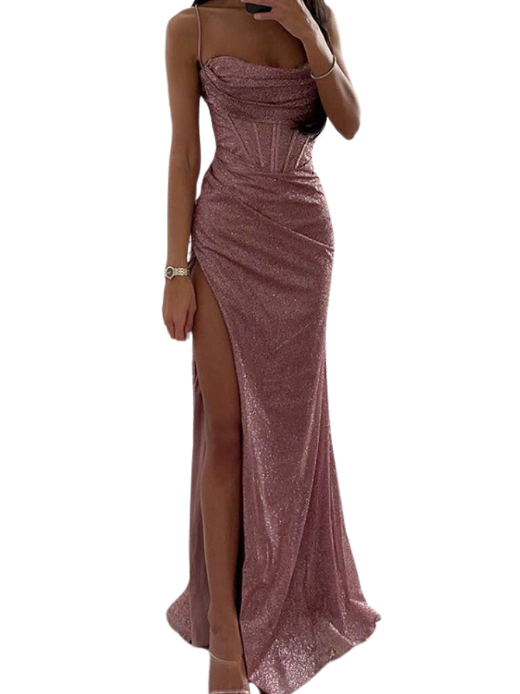 Ivy | Women’s Maxi Dress | Sequin Corset Glam Summer