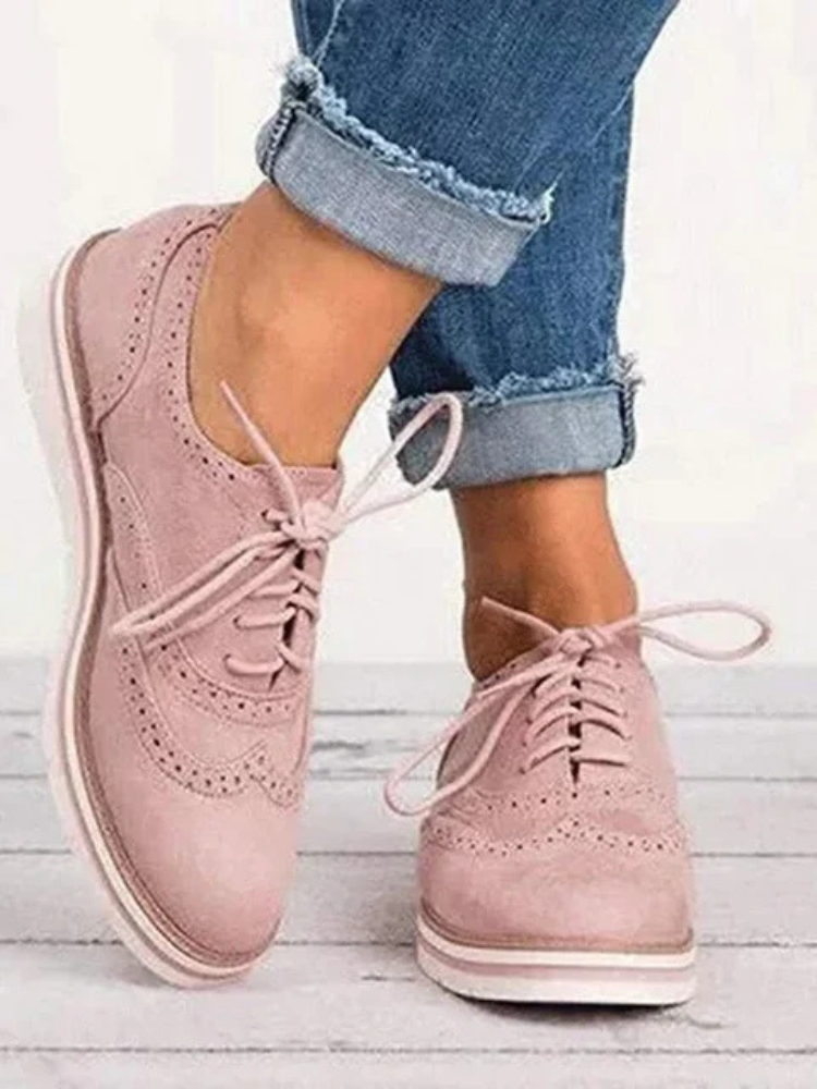 Celeste | Women’s Vegan Leather Shoes | Lace-Adorned Elegance