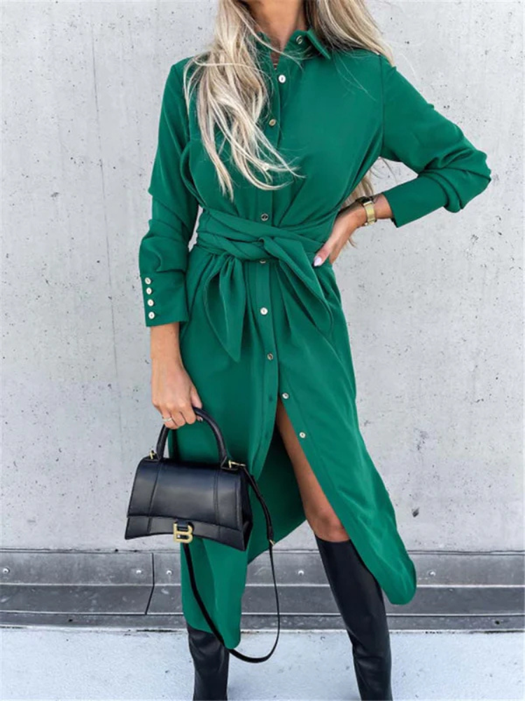 Vivienne | Women’s Shirt Dress | Long-Sleeved & Sophisticated