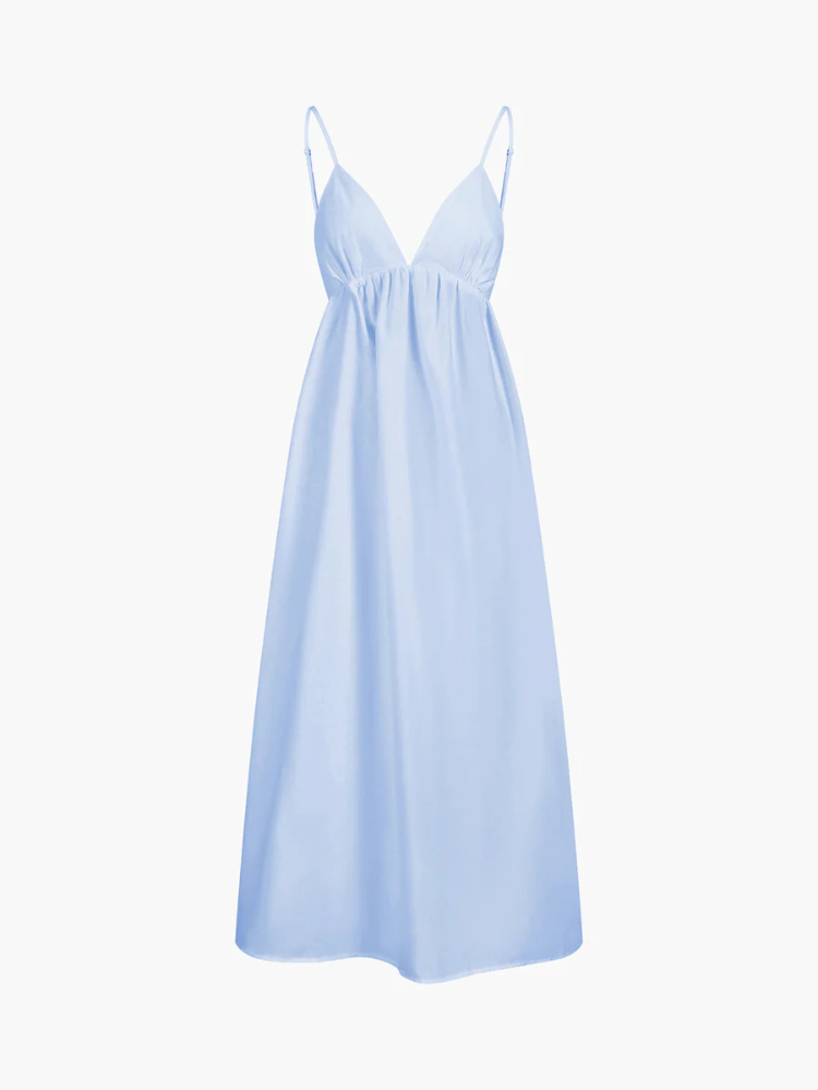 May | Women’s Long Dress | Open Back Coastal