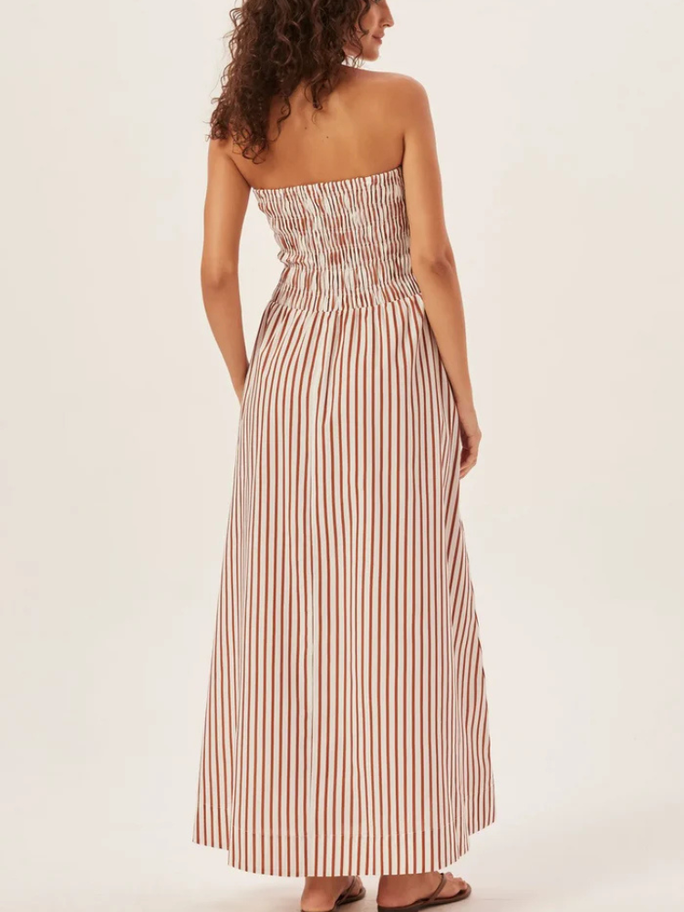 Peyton | Women’s Sundress | Color Block Backless