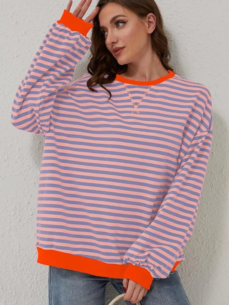 Isabeau | Women’s Striped Sweater | Oversized & Trendy