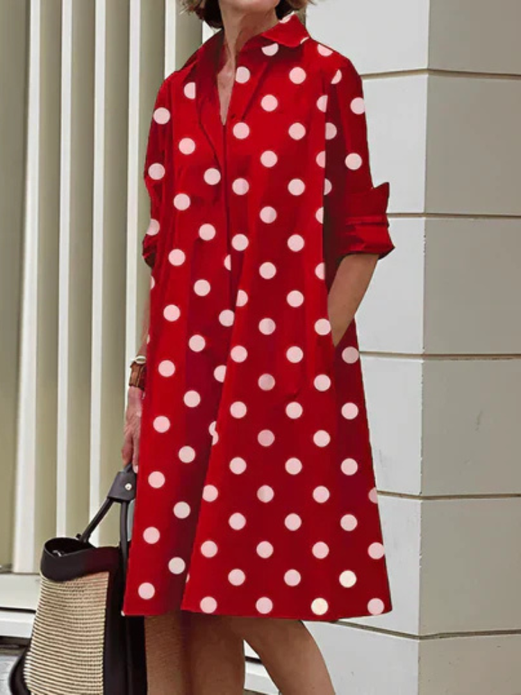 Leandra | Women’s Shirt Dress | Elegant-Fit