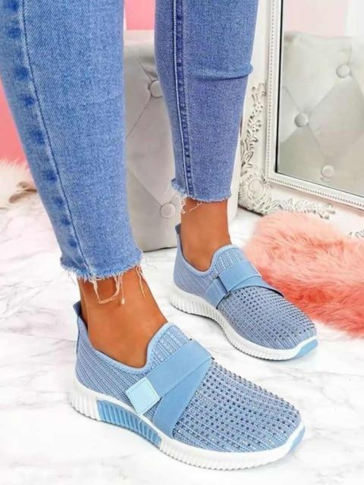 Lena | Women’s Sneakers | Slip-On Velcro Comfort