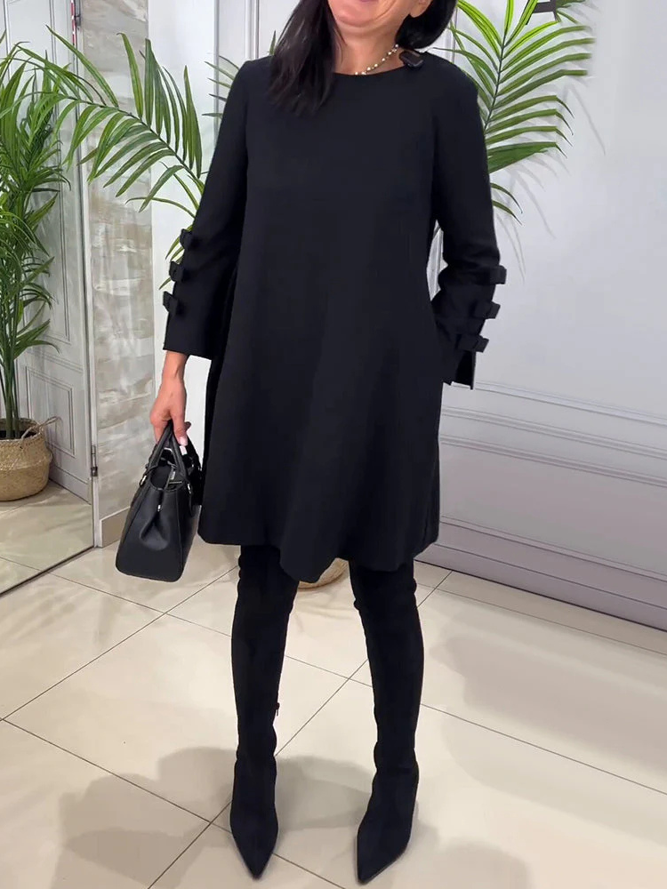 Maëlle | Women’s Casual Long Sleeve Dress | Elegant & Effortless