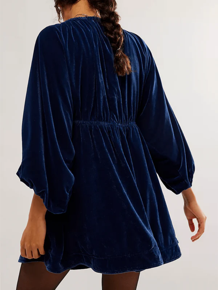 Chelsea | Women’s Velvet Mini Dress | Luxe & Sophisticated