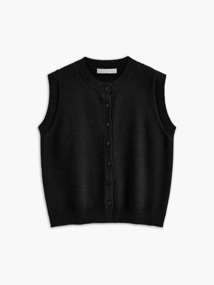 Nola | Women’s Sweater Vest | Casual Button Up Knit