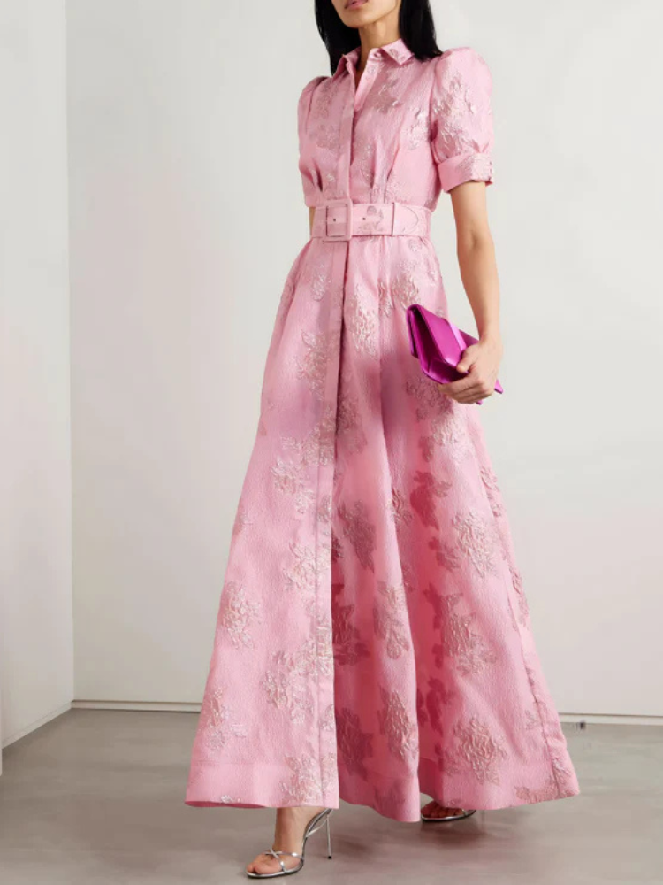 Coral | Women’s Blouse Maxi Dress | Romantic & Flowing