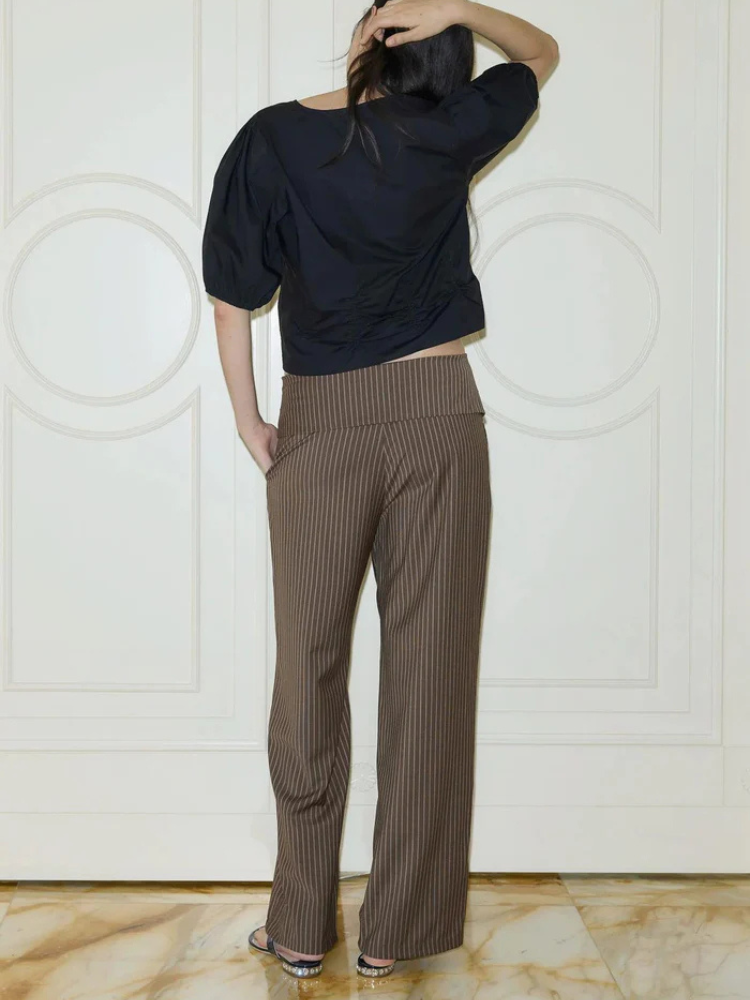 Sylva | Women’s Pants | Folded Stripe