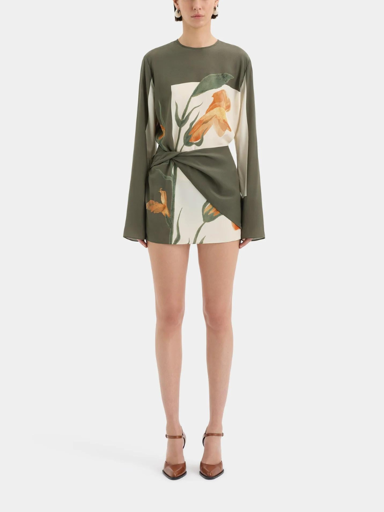Daisy | Women’s Floral Mini Dress | Twist Detail