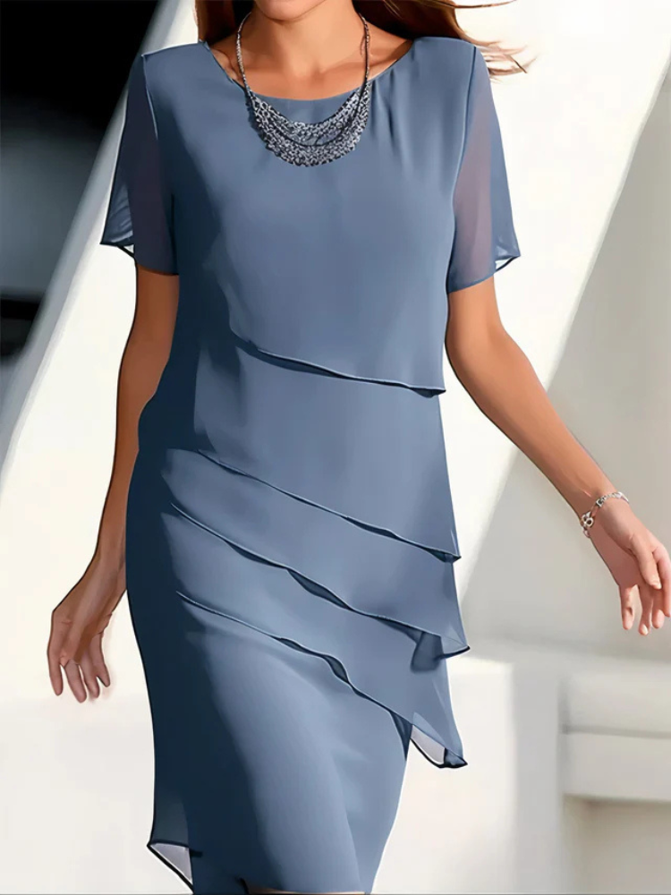 Ellie | Women’s Chiffon Dress | Flowing Elegance