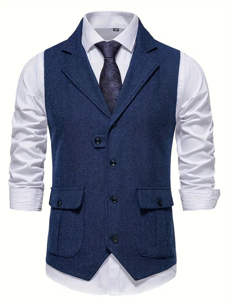 Niklas | Men’s Blazer | Herringbone Single-Breasted Fit