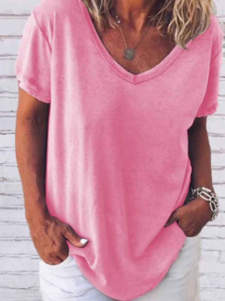 Anastasia | Women’s V-Neck T-Shirt | Relaxed & Refined