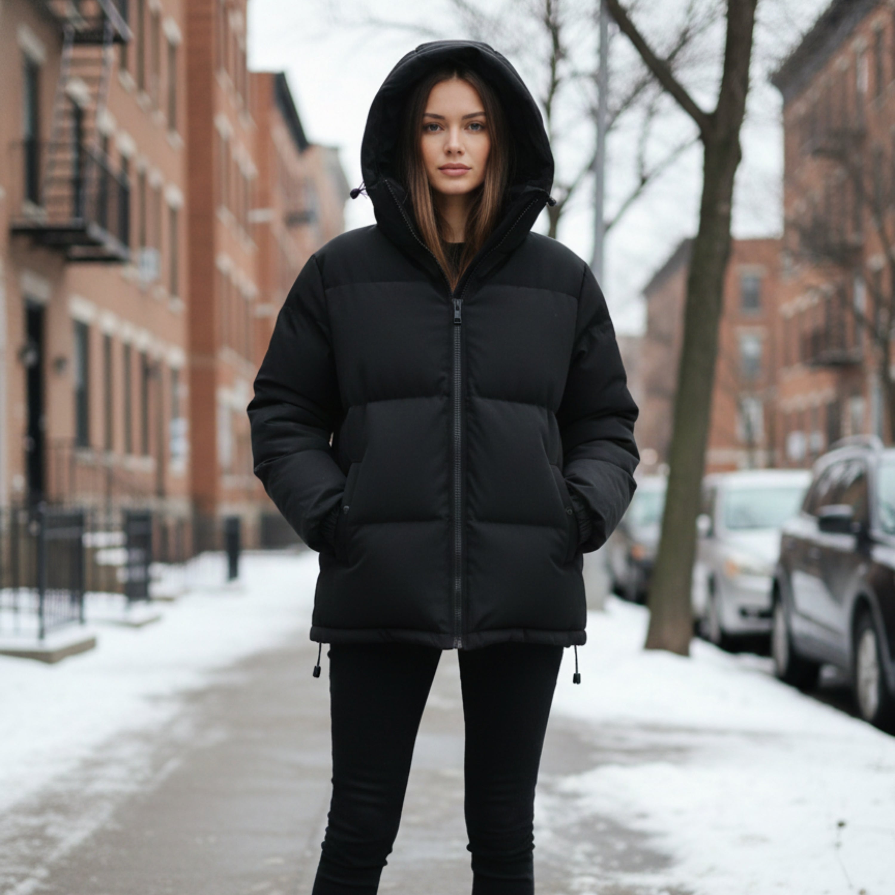 Women’s Quilted Hooded Jacket | Winter Warm