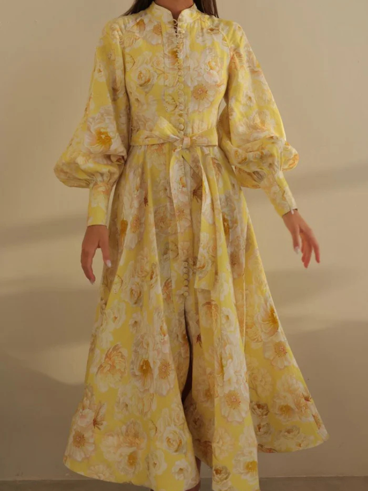 Bailey | Women’s Floral Maxi Dress | Balloon Sleeve & Romantic