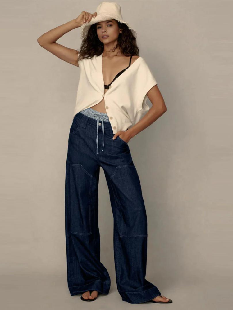 Catherine | Women’s Puddle Jeans | Extra-Long Inseam