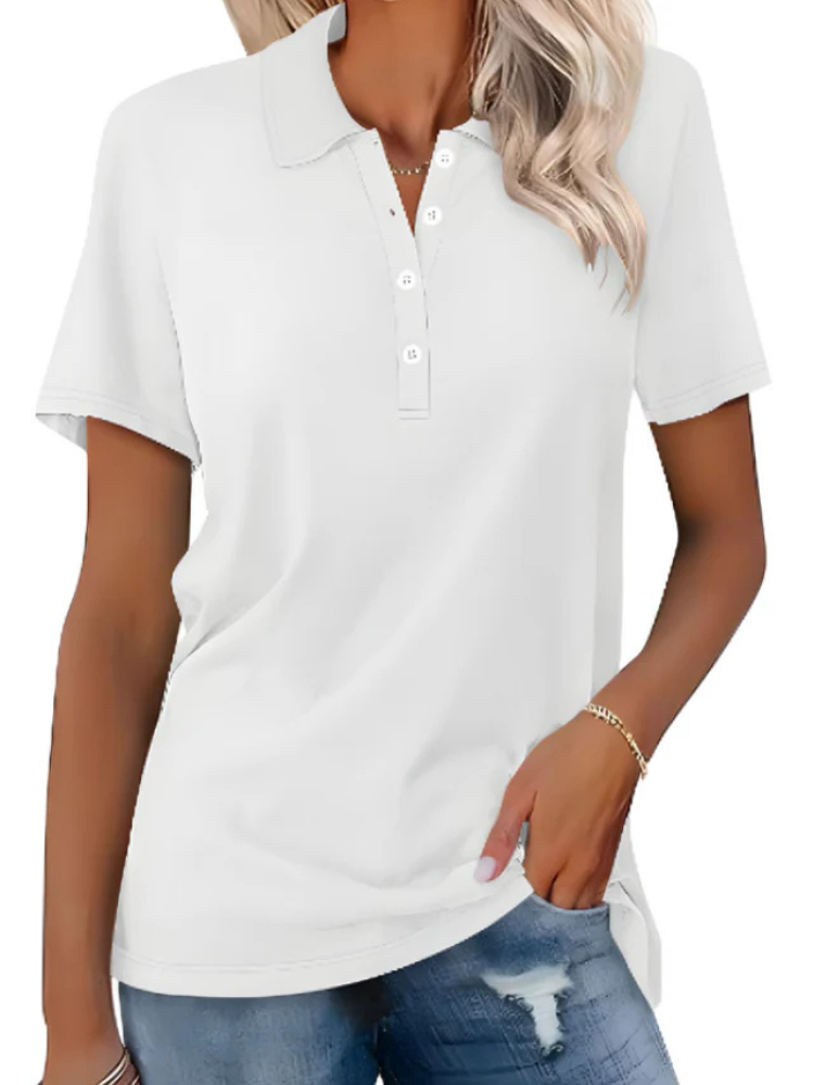 Elena | Women’s Elegant Polo Shirt | Versatile & Refined