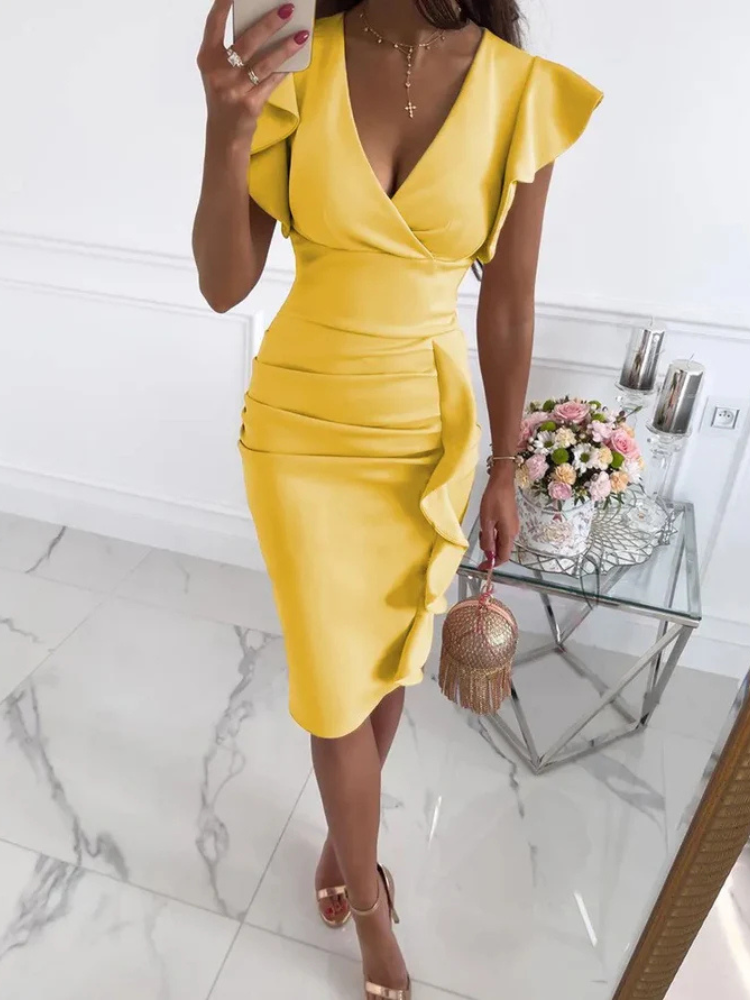 Alexis | Women’s Ruffled Bodycon Dress | Chic & Flattering