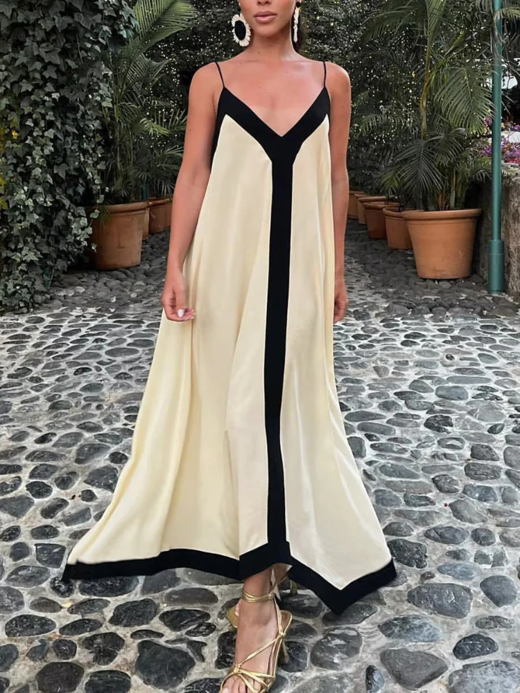 Vivienne | Women’s Long Dress | Slip Old Money Aesthetic
