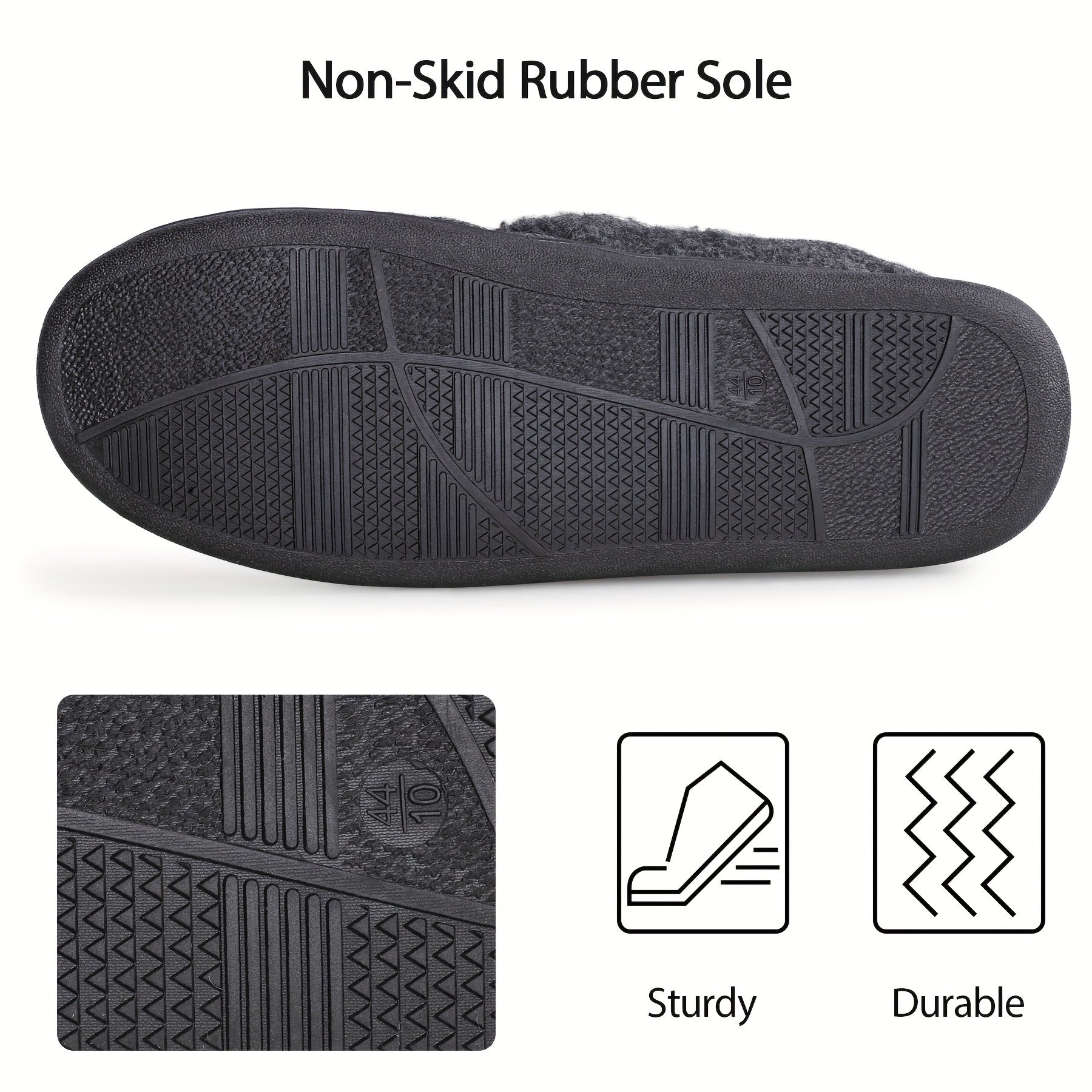 Men’s Indoor Slippers - Slip-On House Footwear
