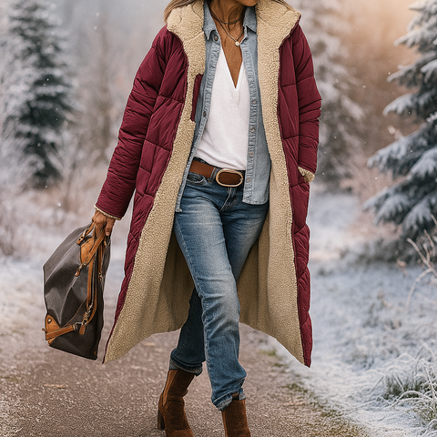 Women's Long Padded Coat | Long Distance