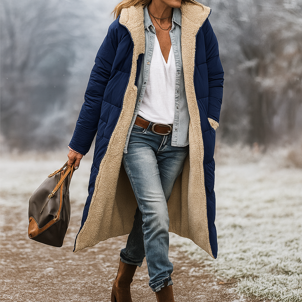 Women's Long Padded Coat | Long Distance