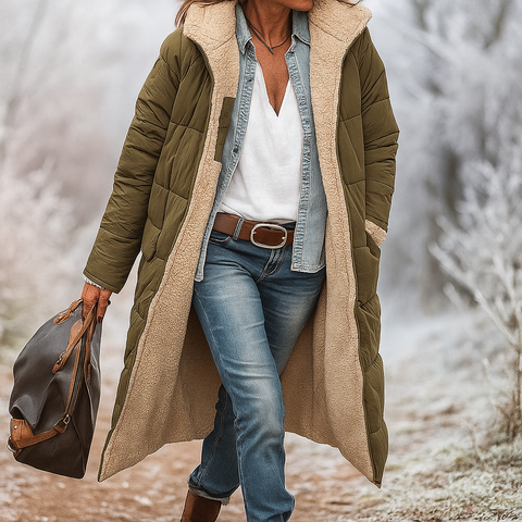 Women's Long Padded Coat | Long Distance