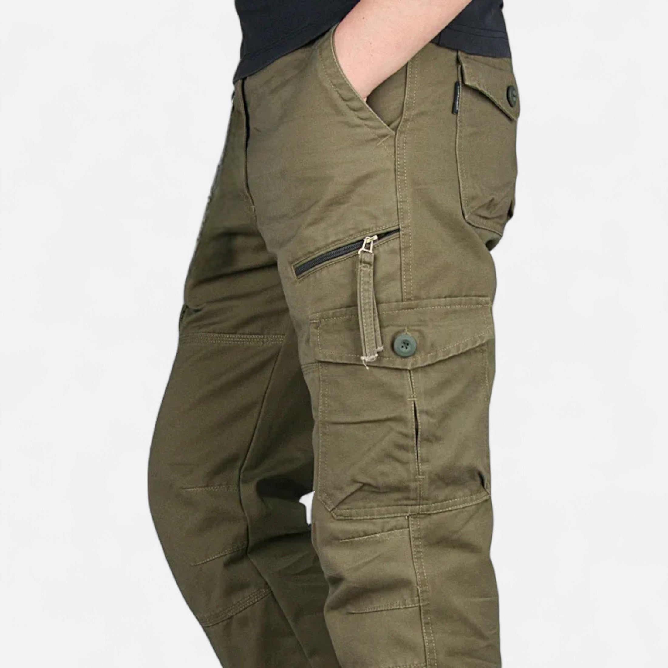 Men's cargo trousers – multiple pockets