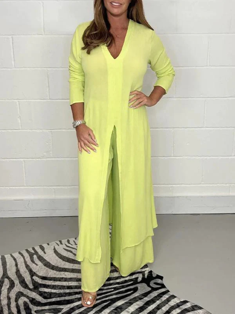 Noelle | Women’s Two-Piece Set | Elegant & Breathable