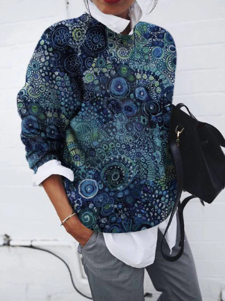 Arden | Women’s Printed Jumper | Breathable & Statement-Making