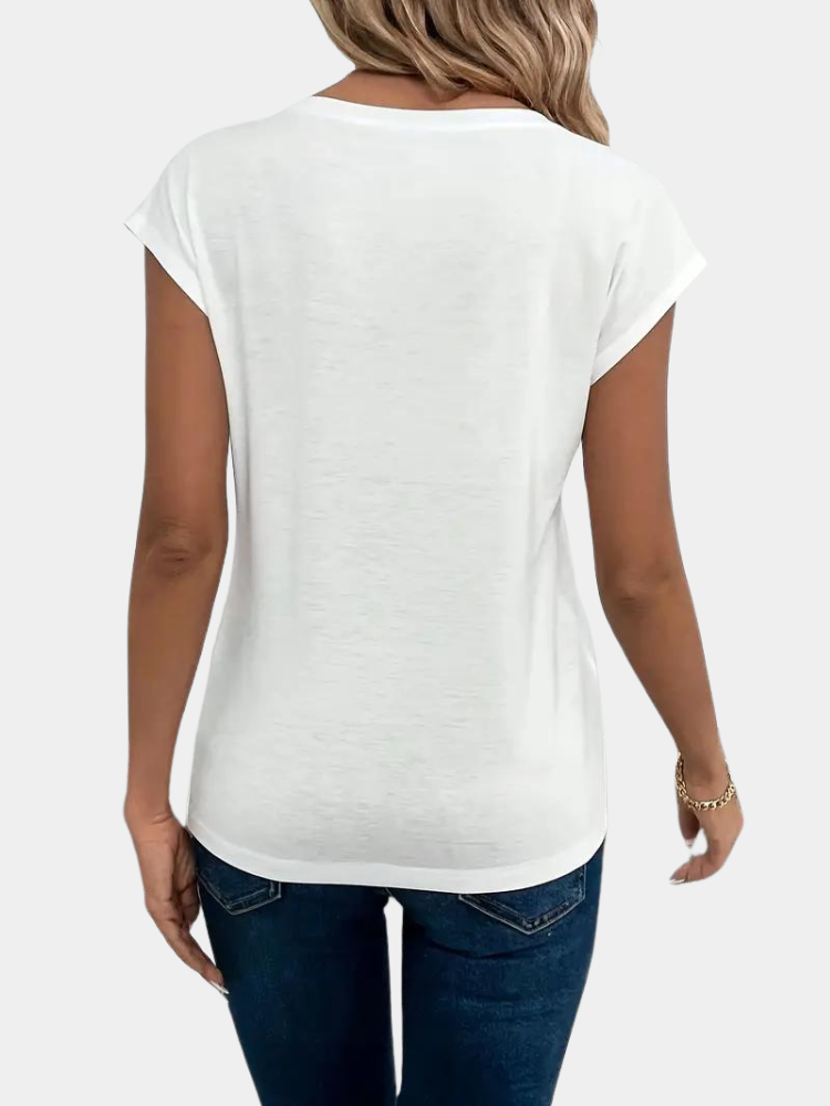 Talia | Women’s Casual Top | Soft V-Neck