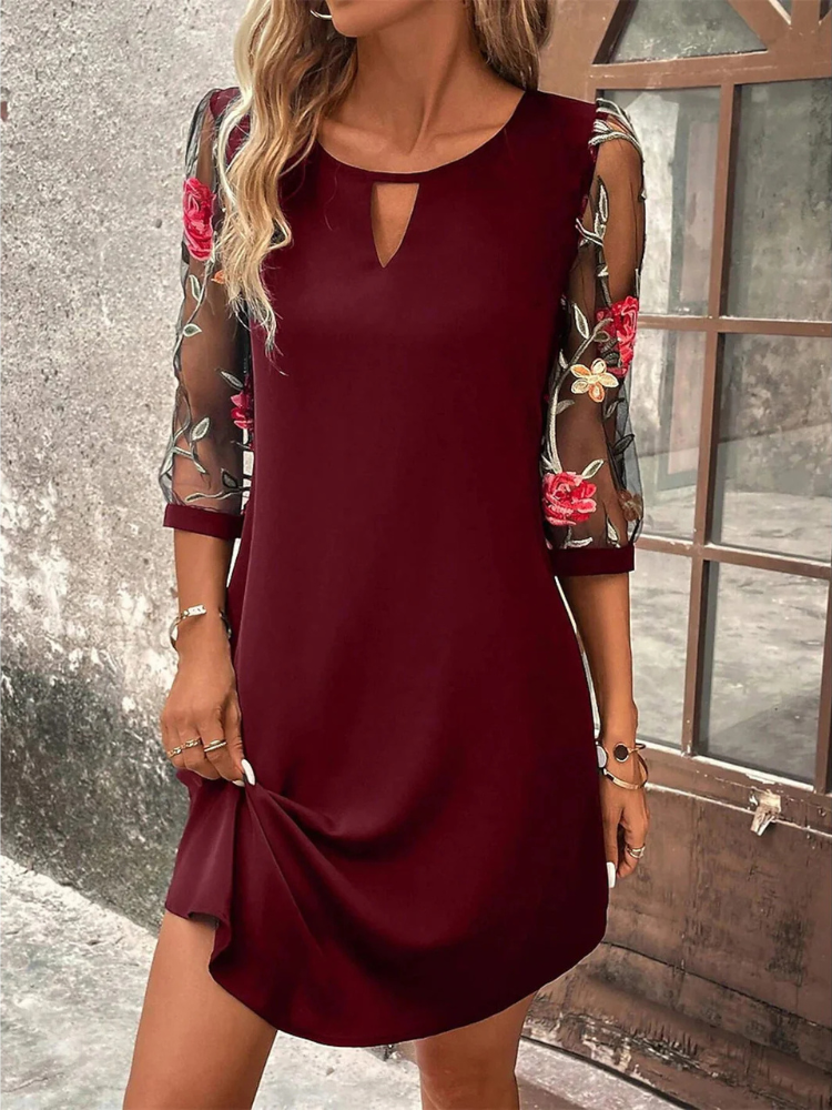 Reagan | Women’s A-Line Dress | Spliced