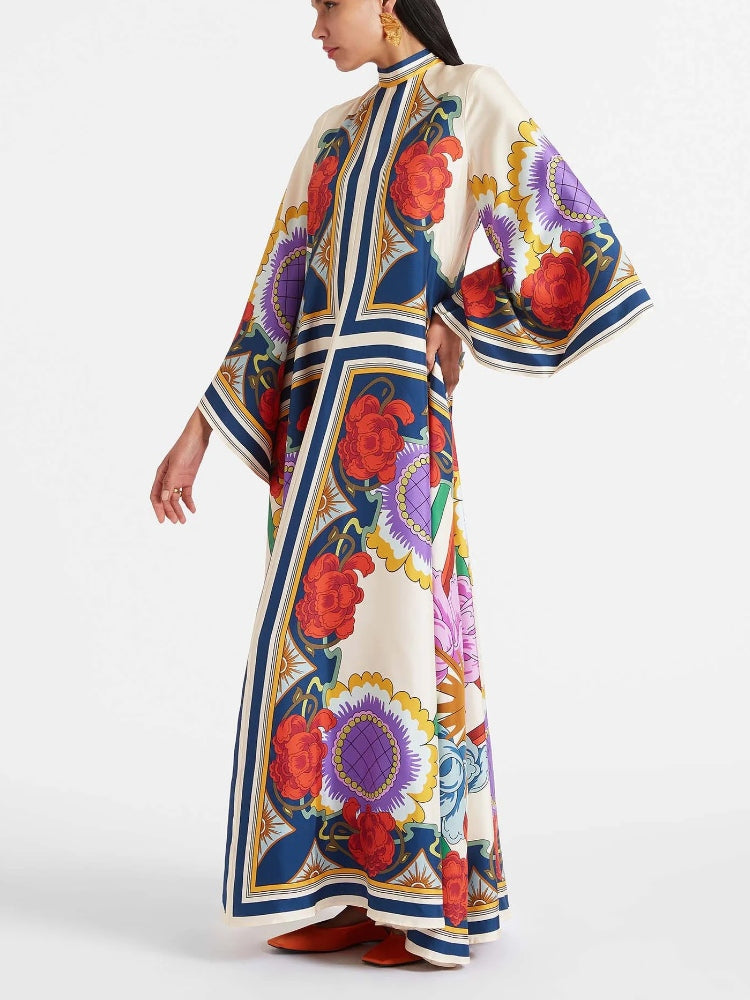 Camilla | Women’s Floral Dress | 3/4 Sleeve Tailored