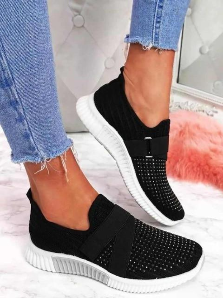 Lena | Women’s Sneakers | Slip-On Velcro Comfort