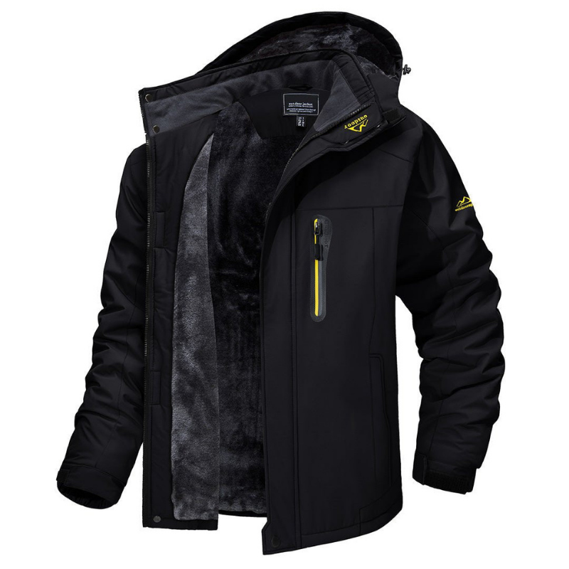 Men’s Winter Jacket - Hooded for Cold Weather