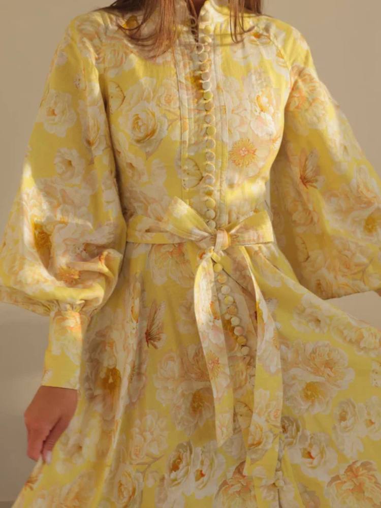 Bailey | Women’s Floral Maxi Dress | Balloon Sleeve & Romantic