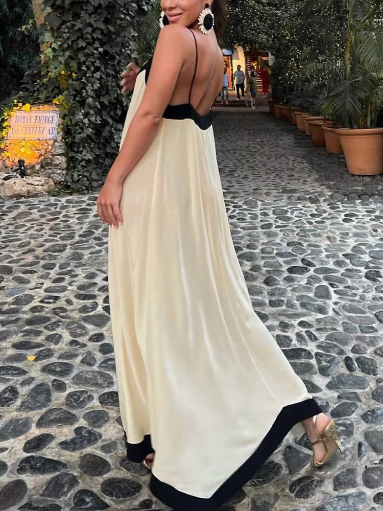 Vivienne | Women’s Long Dress | Slip Old Money Aesthetic