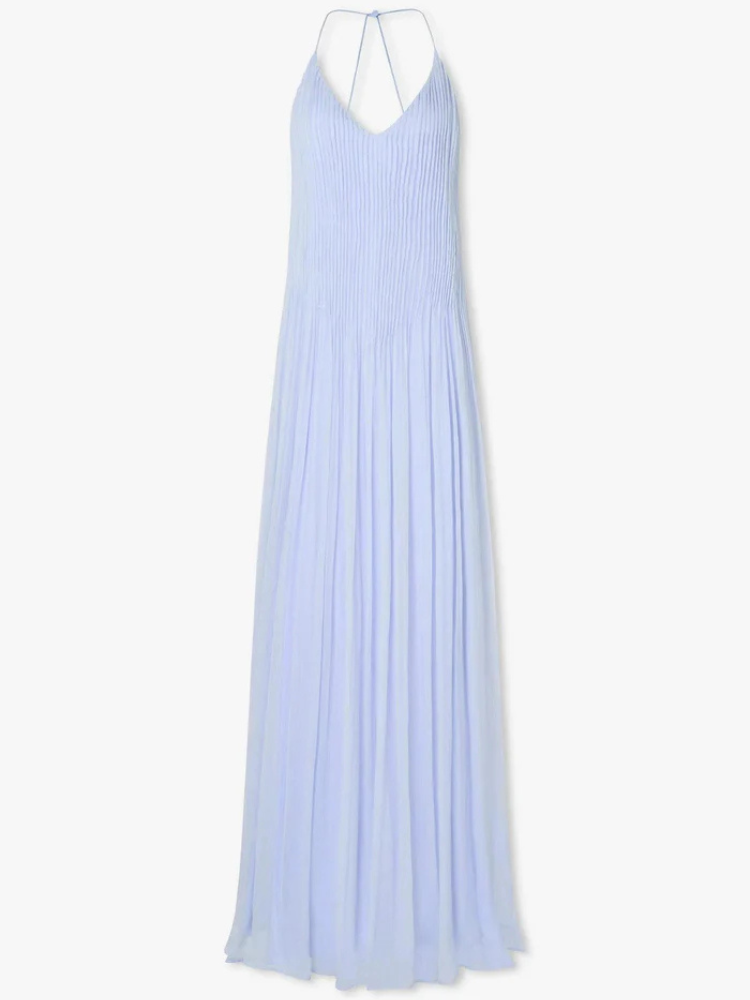 Gianna | Women’s Maxi Dress | Pintuck Hydrangea