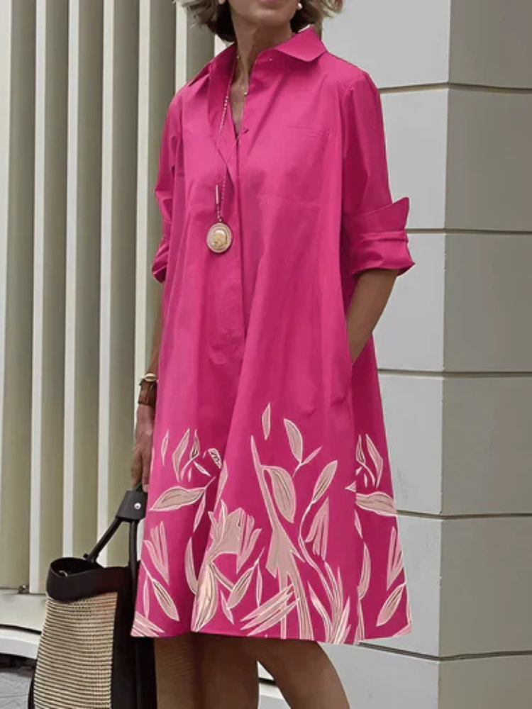 Leandra | Women’s Shirt Dress | Elegant-Fit